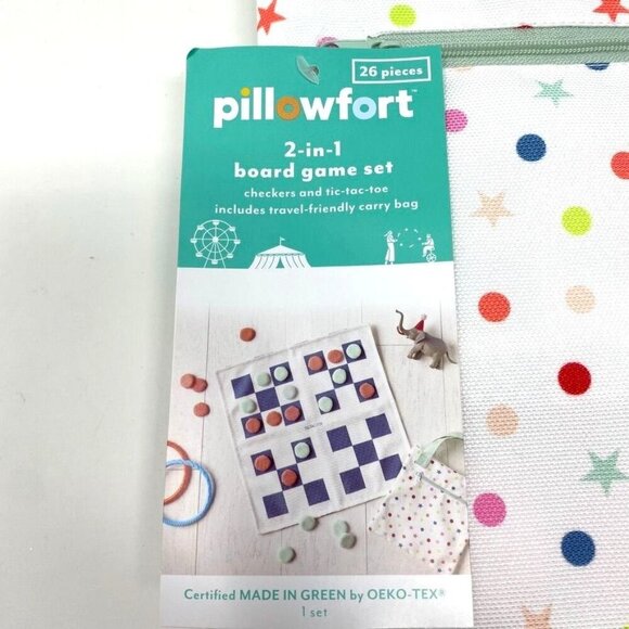 Target Checkerboard Tic-Tac-Toe Kids' Interactive Play 2-in-1 Board Game Set - Picture 4 of 6